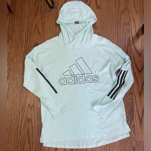 blue adidas hoodie